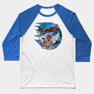 P40 Flying Tiger Baseball T-Shirt